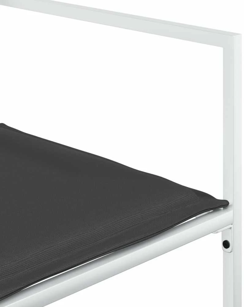 Sodo komplektas su pagalvėlėmis, 15 dalių, baltas, tekstilenas