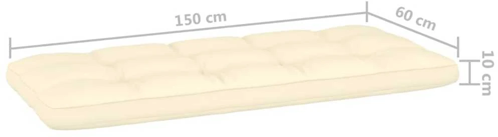 Lauko baldų komplektas Sodo komplektas su pagalvėlėmis, 3 dalių, impregnuota pušis