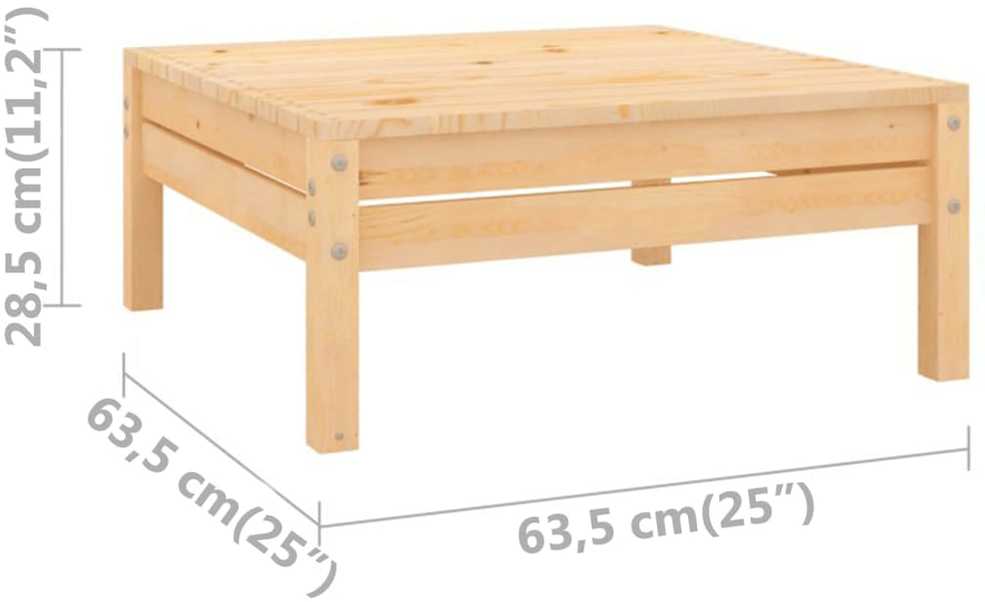 Sodo pakoja, pušies medienos masyvas