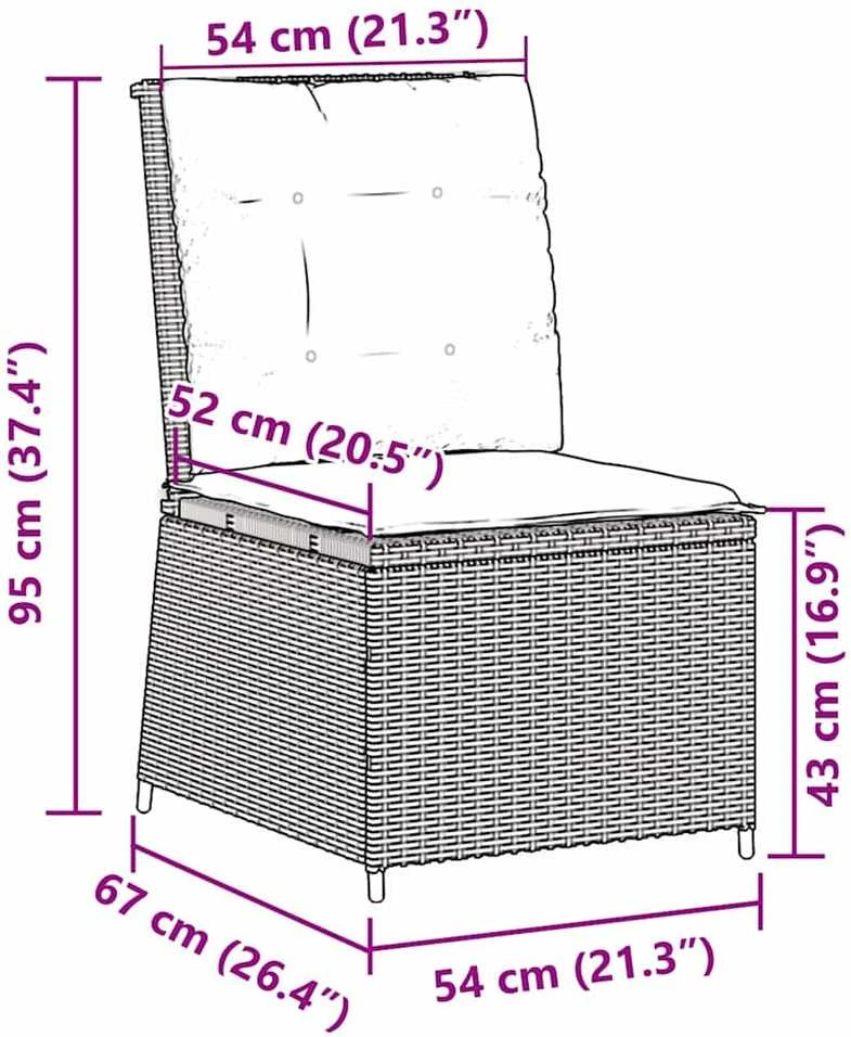 Sodo sofa su pagalve Juoda ir kreminė balta poliratanas