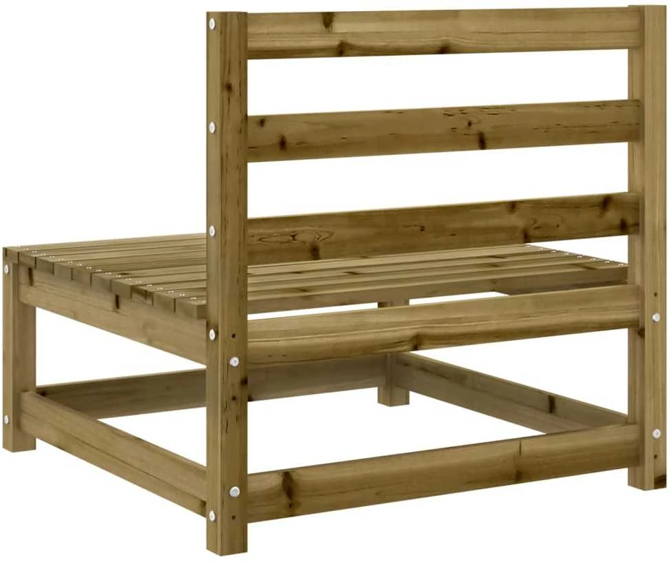Lauko baldų komplektas Sodo sofos komplektas, 7 dalių, impregnuota pušis
