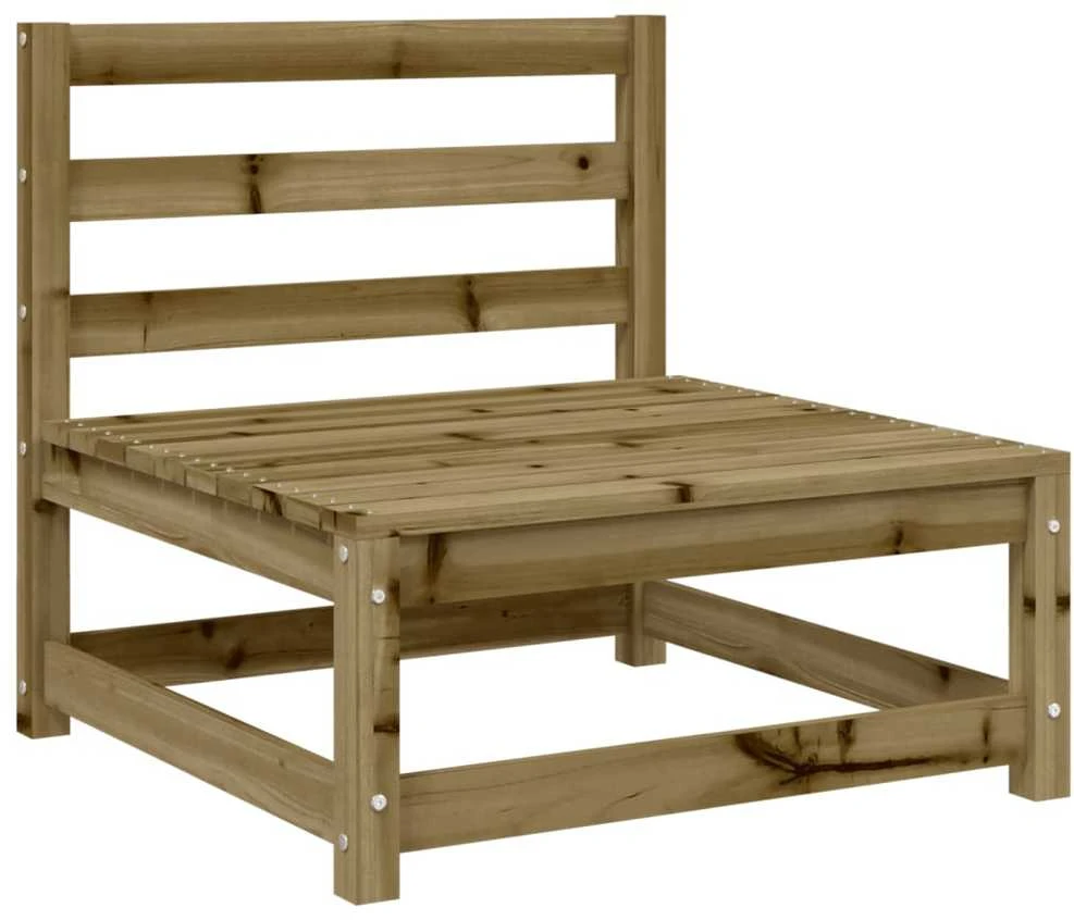 Lauko baldų komplektas Sodo sofos komplektas, 6 dalių, impregnuota pušies mediena