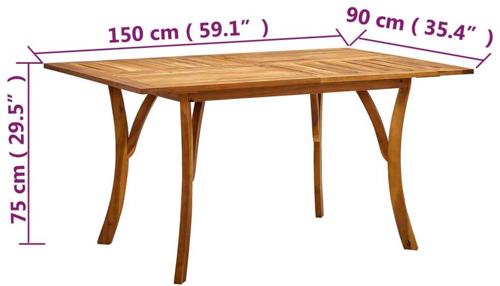 Lauko baldų komplektas Sodo valgomojo baldų komplektas, 5 dalių, šviesiai pilkas
