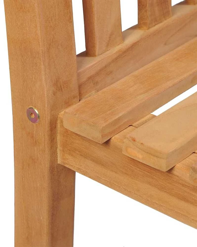 Sodo valgomojo baldų komplektas, 4 dalių, tikmedžio masyvas