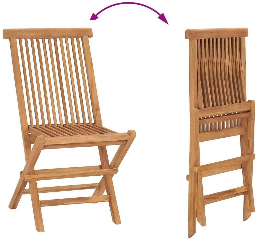 Lauko baldų komplektas Sodo valgomojo komplektas Ruda Kietas teakwood
