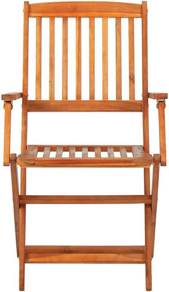 Sodo valgomojo komplektas, 13 dalių, 280x90x75 cm, akacija