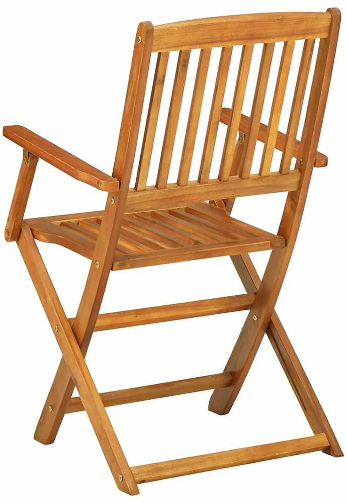 Lauko baldų komplektas Sodo valgomojo komplektas, 9 dalių, 220x90x75 cm, akacija