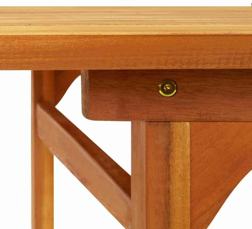 Lauko baldų komplektas Sodo valgomojo komplektas, 7 dalių, 180x90x75 cm, akacija