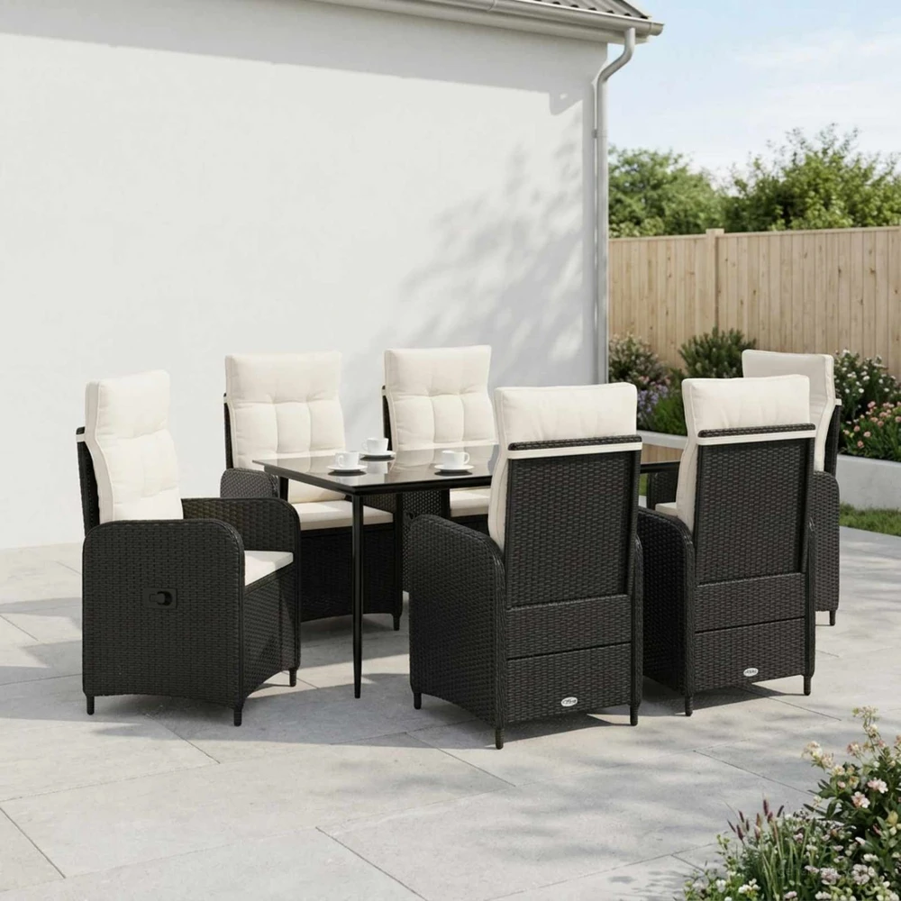 Lauko baldų komplektas Sofa Stalo Rinkinys 7 vnt.