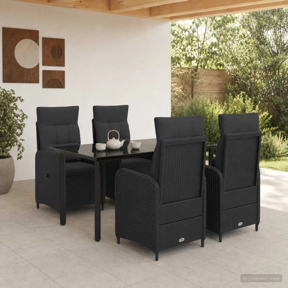 Lauko baldų komplektas Sofa Stalo Rinkinys 5 vnt.