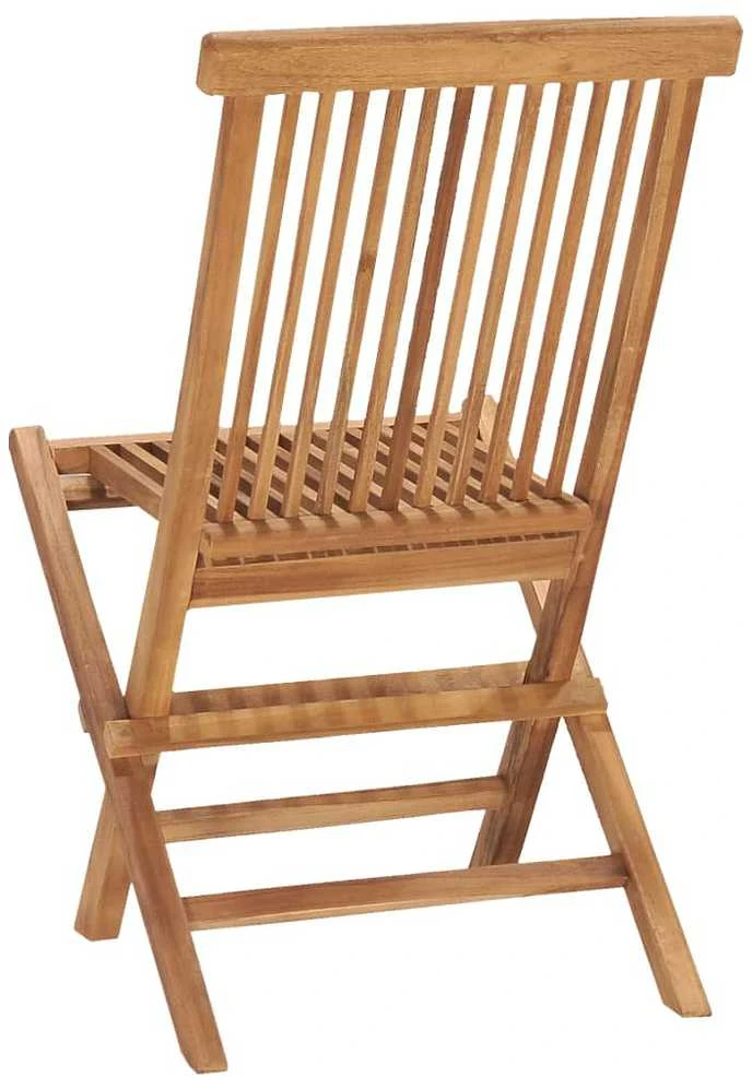Lauko baldų komplektas VidaXL Sulankstomas lauko valgomojo komplektas, 7 dalių, tikmedis