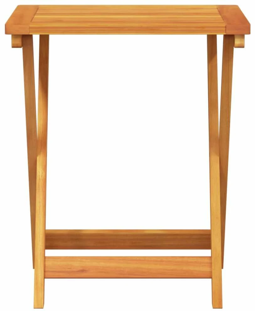 Lauko baldų komplektas Sulankstomas valgomojo komplektas, 3 dalių, akacijos masyvas
