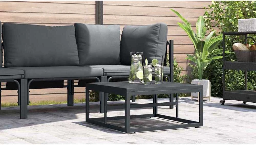 Lauko Baldai Antracitas 70 x 70,5 x 32 cm Plienas