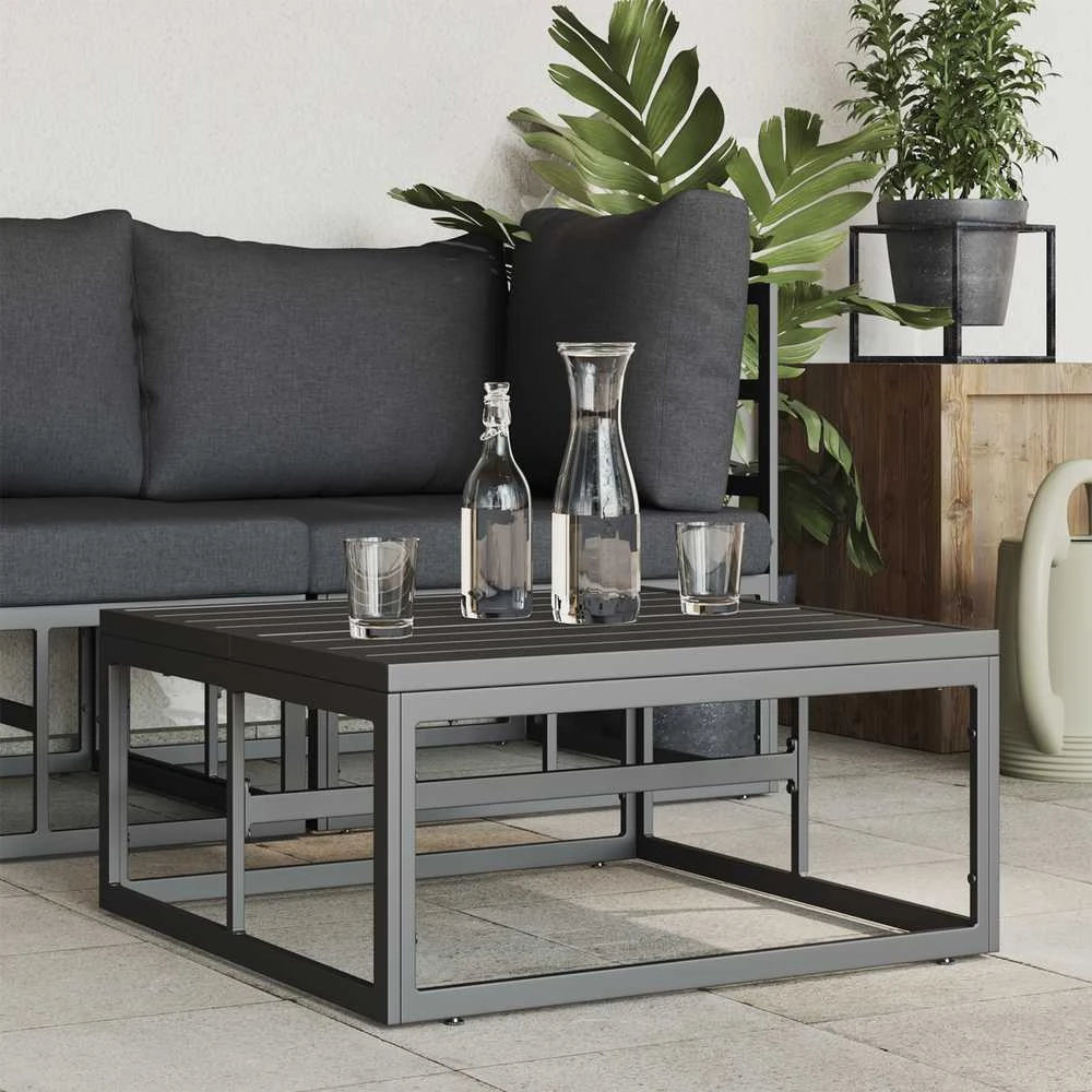 Lauko Baldai metalas Juoda 70 x 70 x 32 cm
