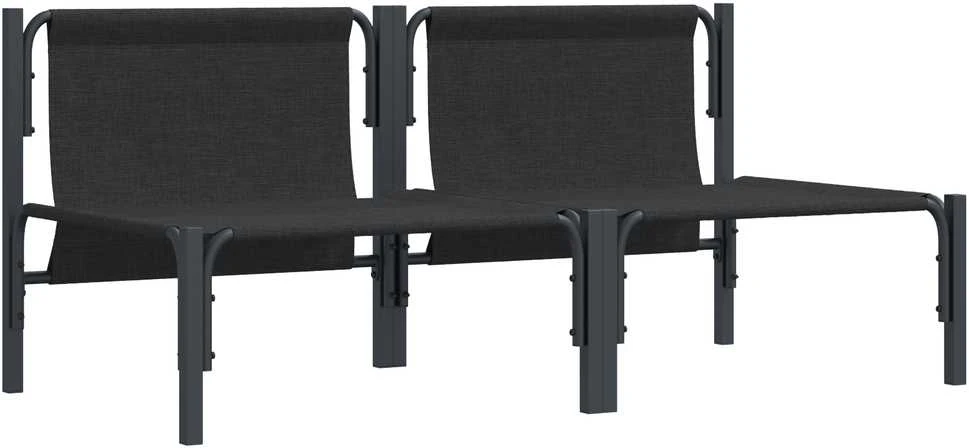 Lauko Baldai 2 Vienetas Antracitas 80 x 80 x 71 cm Plienas