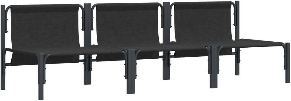 Lauko Baldai 3 Vienetas Antracitas 80 x 80 x 71 cm Plienas