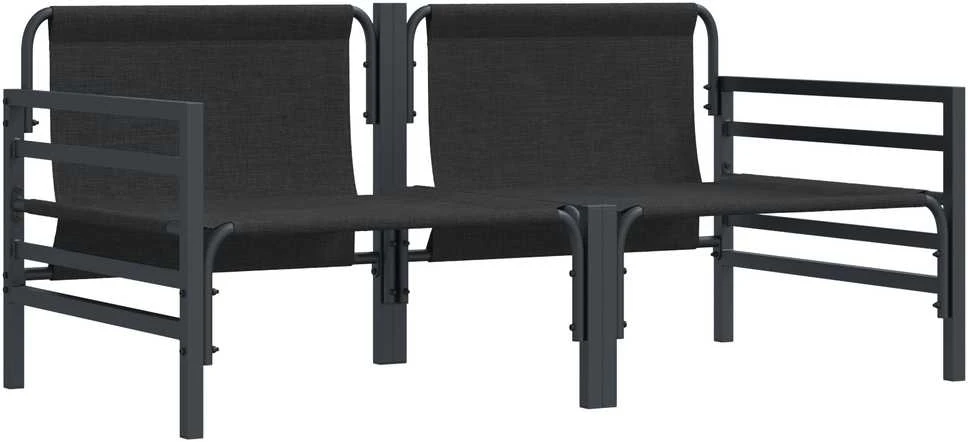 Lauko Baldai 2 Vienetas Antracitas 80 x 80 x 71 cm Plienas