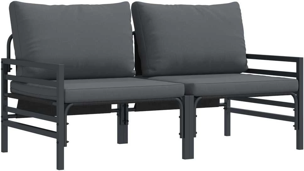 Lauko Baldai 2 Vienetas Antracitas 80 x 80 x 71 cm Plienas