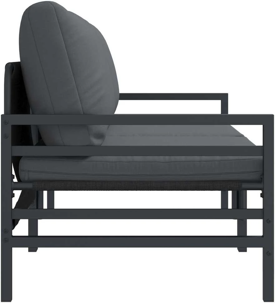 Lauko Baldai 2 Vienetas Antracitas 80 x 80 x 71 cm Plienas