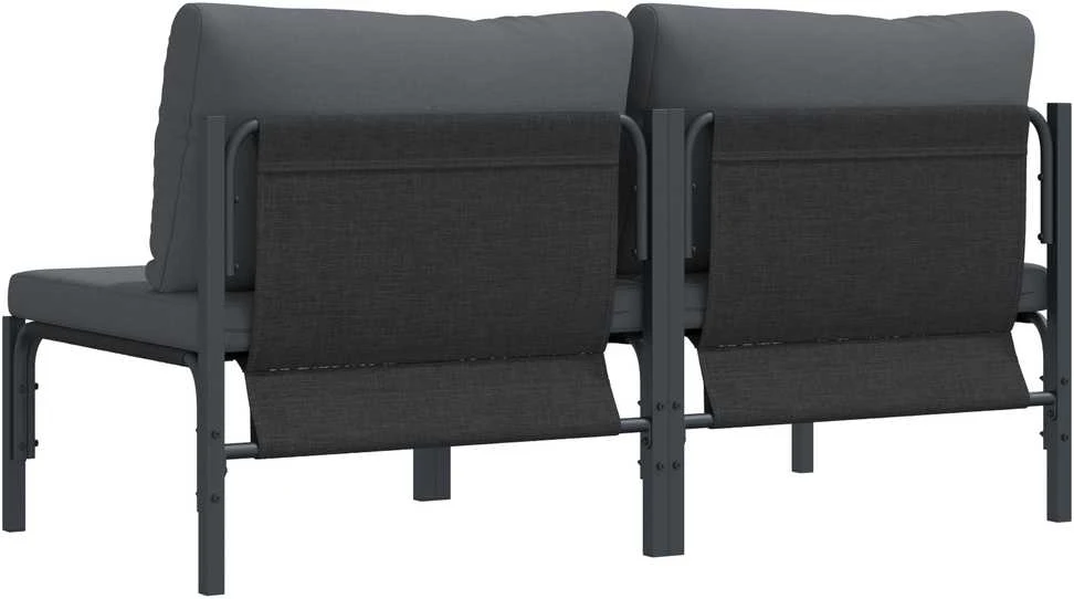 Lauko Baldai 2 Vienetas Antracitas 80 x 80 x 71 cm Plienas