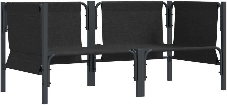 Lauko Baldai 2 Vienetas Antracitas 80 x 80 x 71 cm Plienas