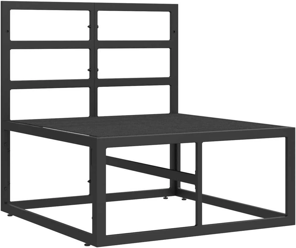 Lauko Baldai metalas Juoda ir Antracitas 70 x 71,5 x 71 cm