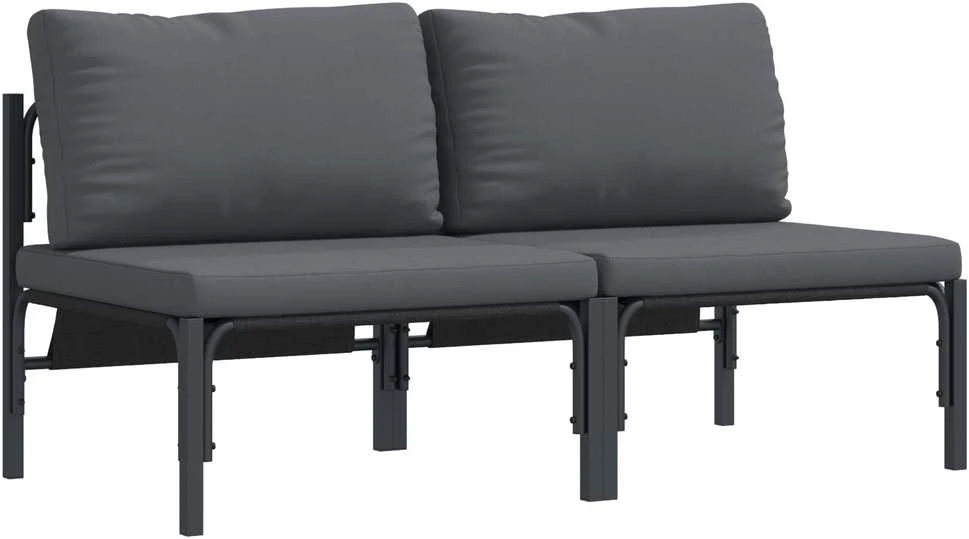 Lauko Baldai 2 Vienetas Antracitas 80 x 80 x 71 cm Plienas