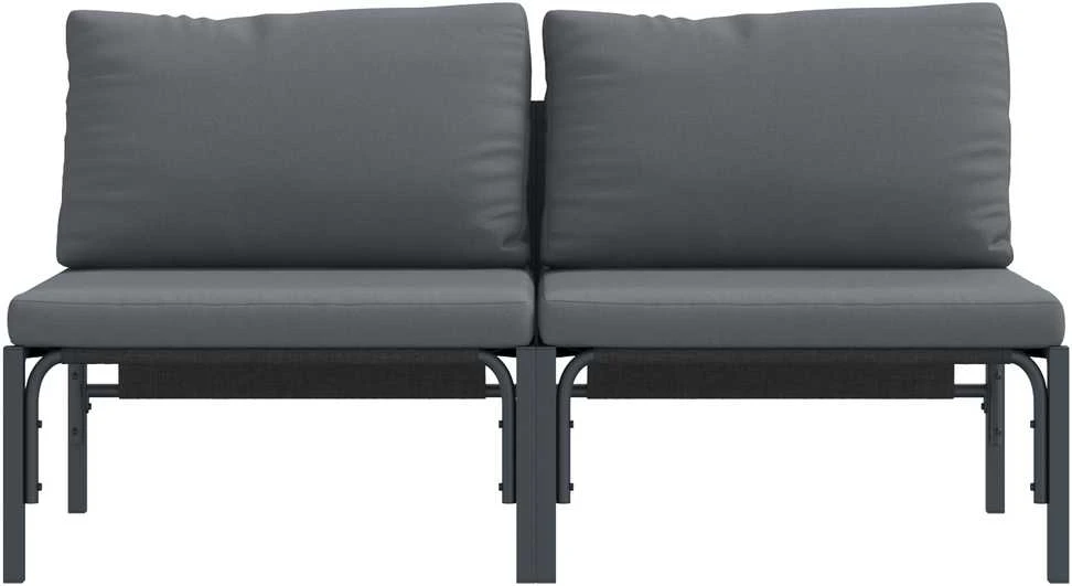 Lauko Baldai 2 Vienetas Antracitas 80 x 80 x 71 cm Plienas