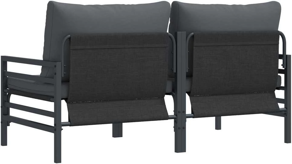 Lauko Baldai 2 Vienetas Antracitas 80 x 80 x 71 cm Plienas