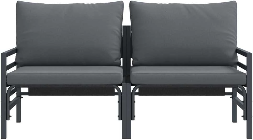 Lauko Baldai 2 Vienetas Antracitas 80 x 80 x 71 cm Plienas