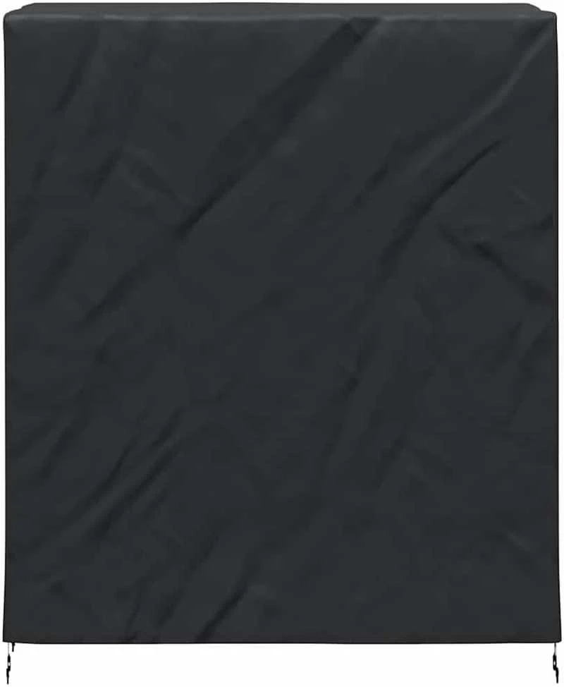 Pingpongo stalo uždangalas 165 x 70 x 185 cm audinys Juoda