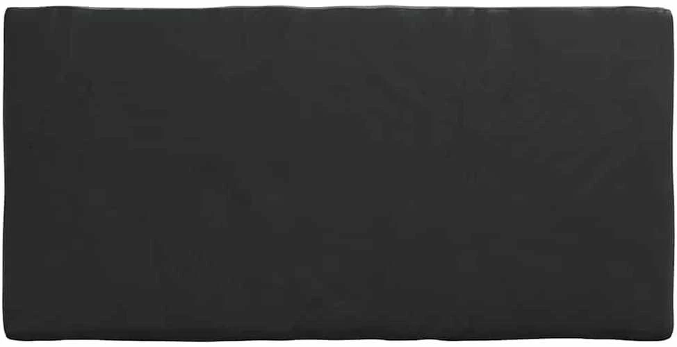 Stalo uždengimas 182 x 92 x 15 cm audinys Stačiakampio Juoda