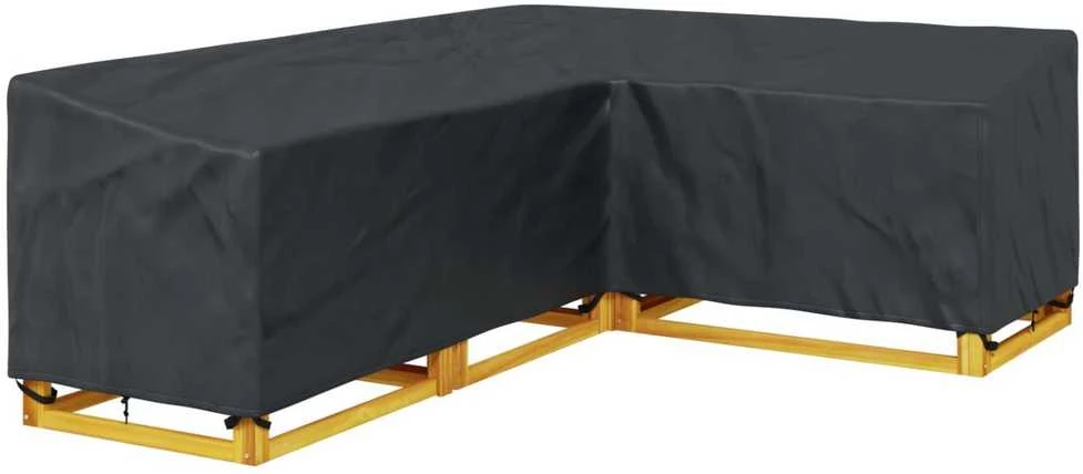 Baldų uždangalas 260 x 210 x 80 cm 420D Oksfordo audinys Juodas