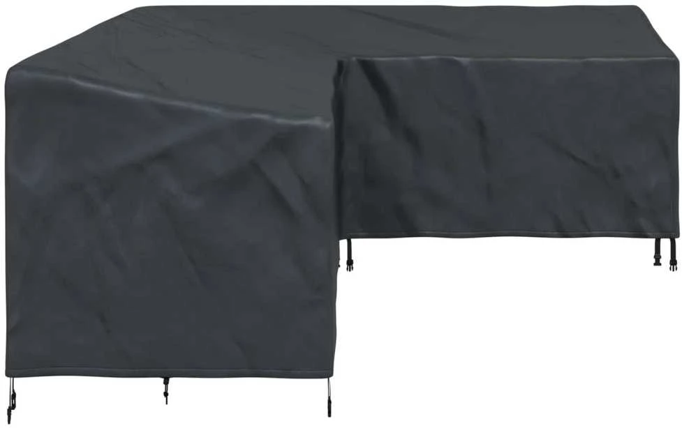 Baldų uždangalas 260 x 210 x 80 cm 420D Oksfordo audinys Juodas