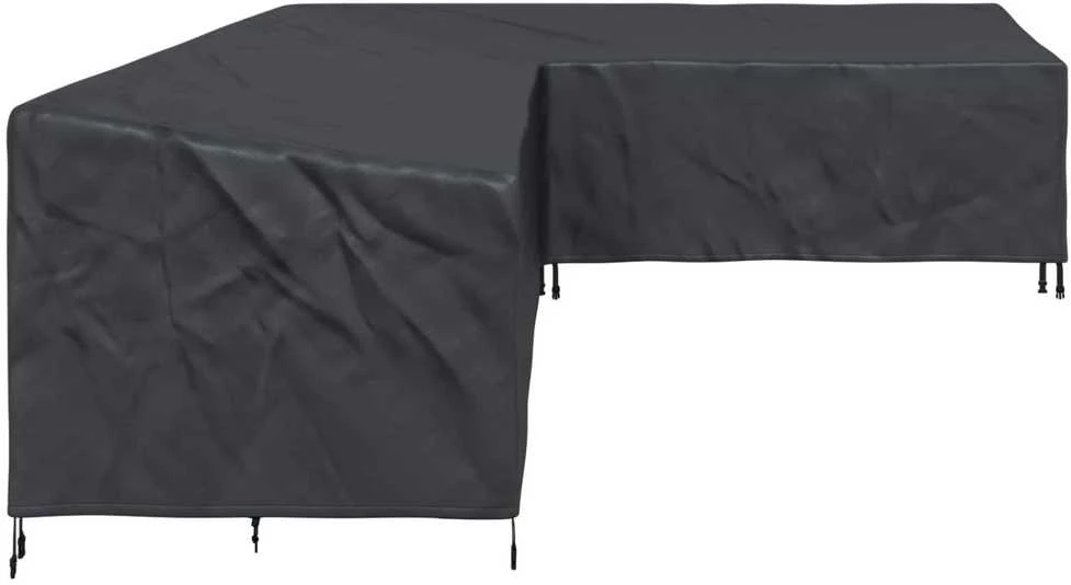 Baldų uždangalas 355 x 275 x 80 cm 420D Oksfordo audinys Juodas