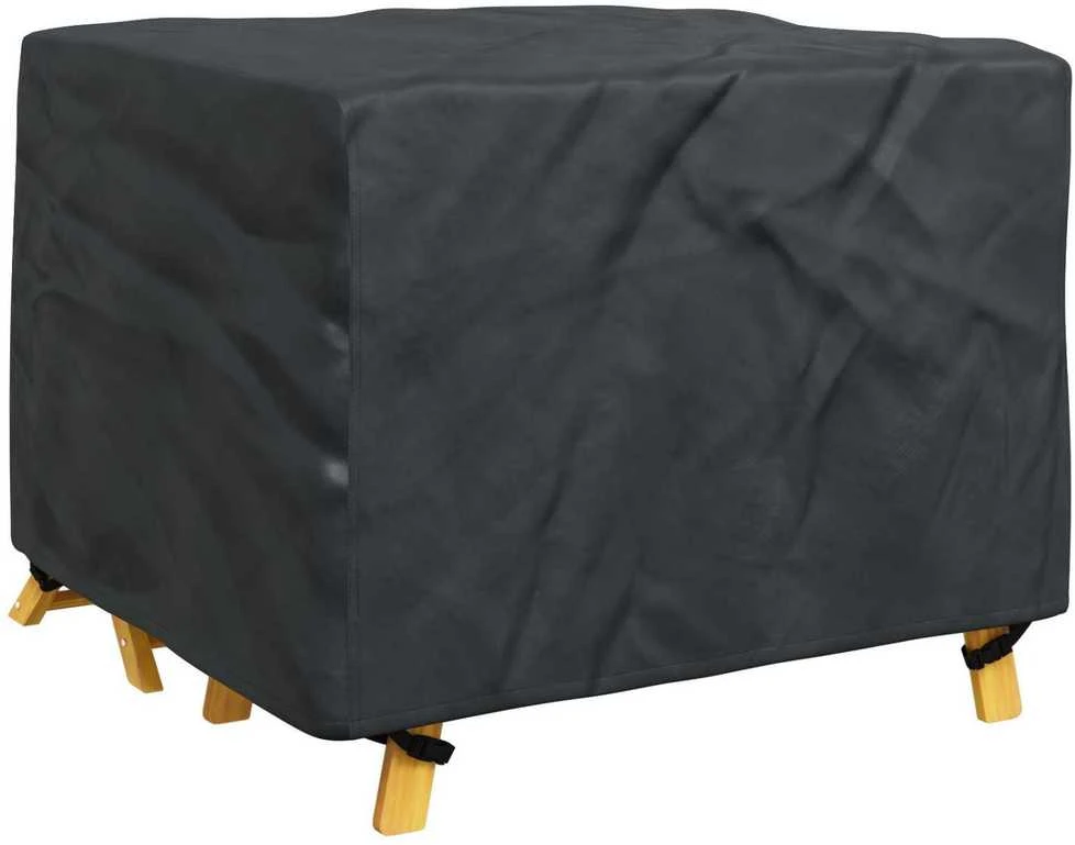 Baldų uždangalas Paprastas Juoda 113 x 113 x 73 cm 210D