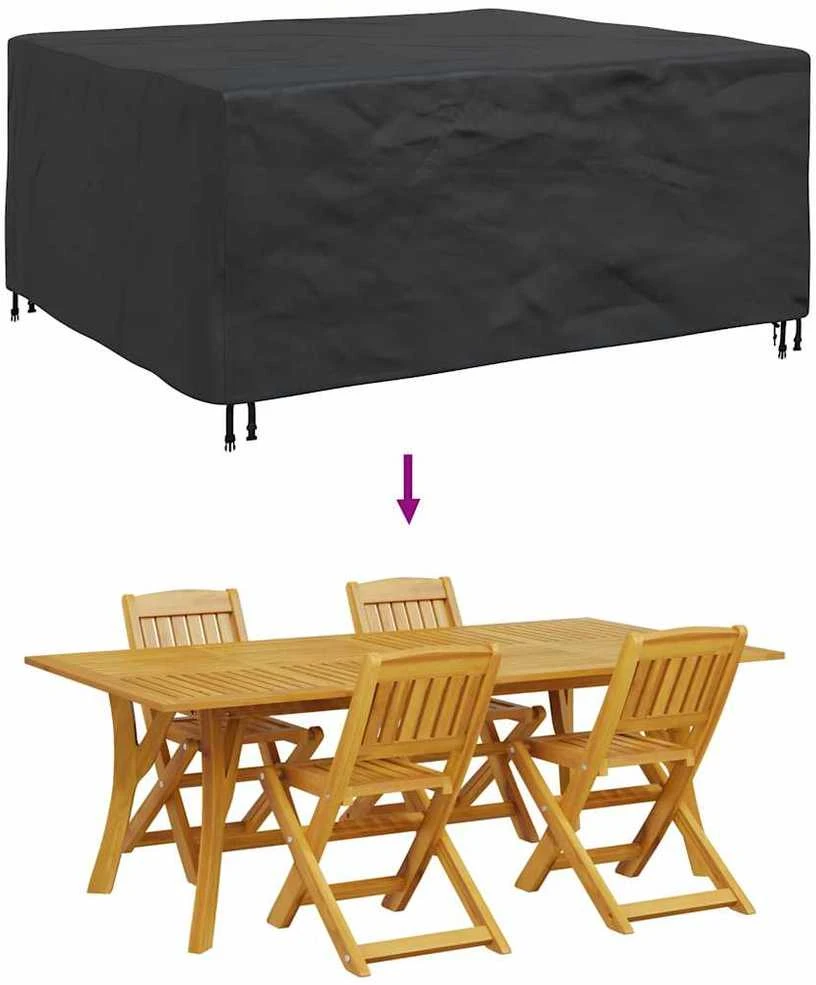 Baldų uždangalas Paprastas Juoda 200 x 160 x 70 cm 210D