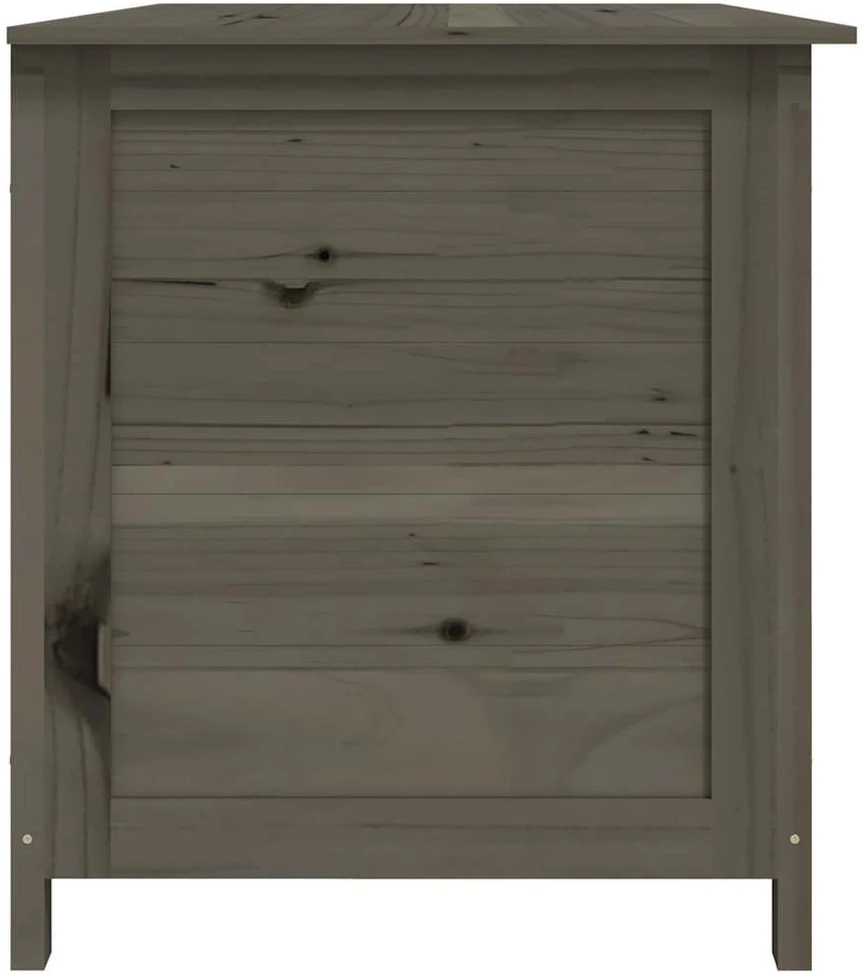 Lauko dėžė pagalvėlėms, antracito, 150x50x56cm, eglės masyvas