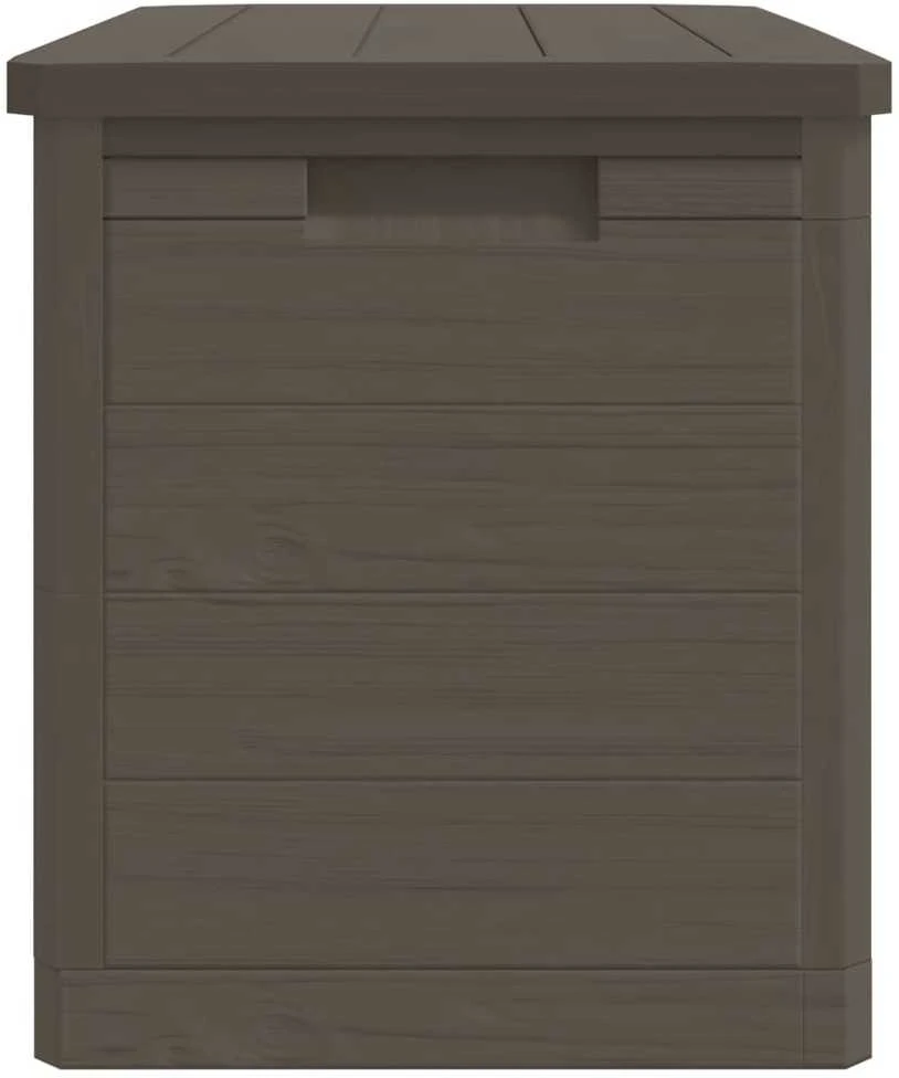 Lauko dėžė pagalvėlėms, ruda, 77,5x44,5x53cm, PP