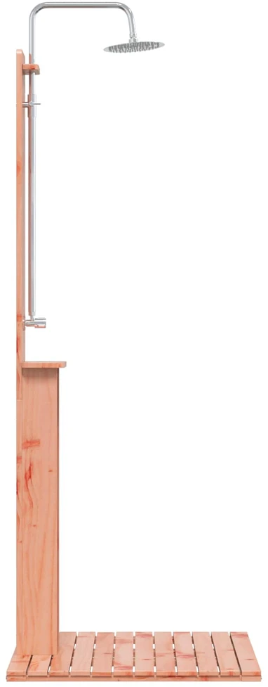 Lauko dušas 206 cm Kietosios maumedžio ir nerūdijančio plieno