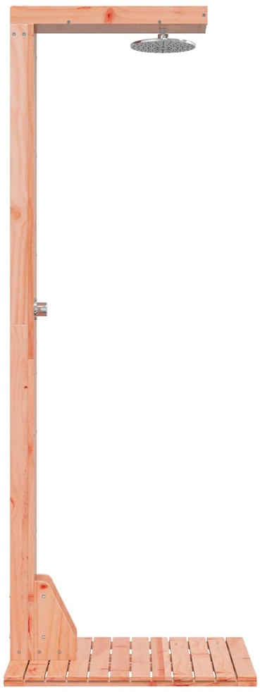 Lauko dušas 210 cm Kietosios maumedžio ir nerūdijančio plieno