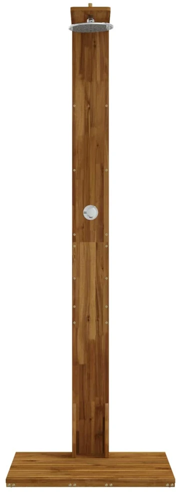 Lauko dušas 219 cm Kietas akacijos medis ir nerūdijančio plieno
