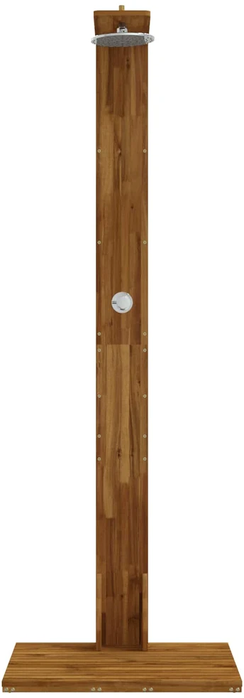 Lauko dušas 219 cm Kietas akacijos medis ir nerūdijančio plieno