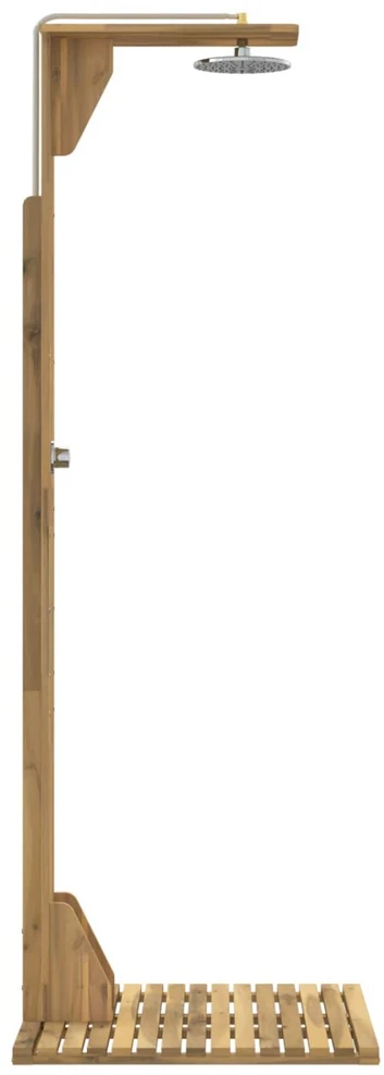 Lauko dušas 219 cm Kietas akacijos medis ir nerūdijančio plieno