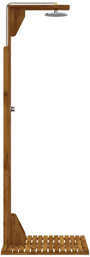 Lauko dušas 219 cm Kietas akacijos medis ir nerūdijančio plieno