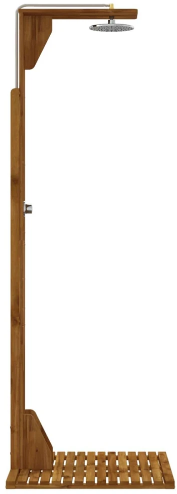 Lauko dušas 219 cm Kietas akacijos medis ir nerūdijančio plieno