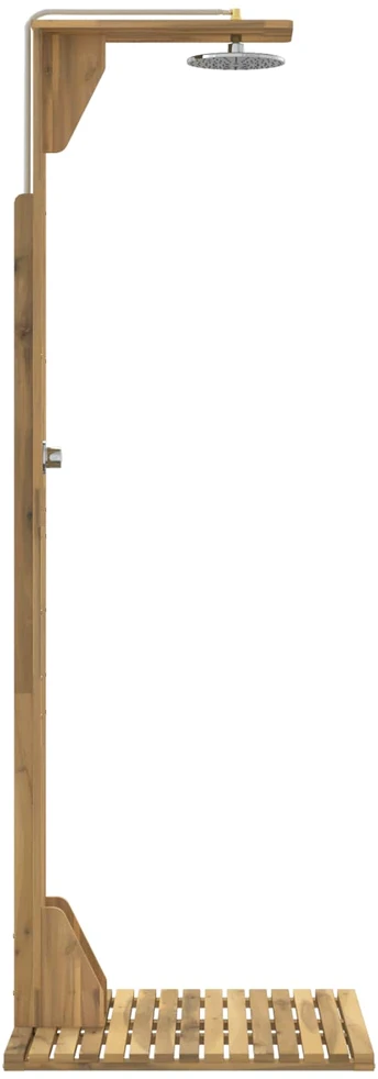 Lauko dušas 219 cm Kietas akacijos medis ir nerūdijančio plieno