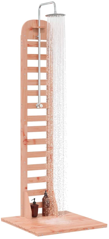 Lauko dušas 223 cm Kietosios maumedžio ir nerūdijančio plieno