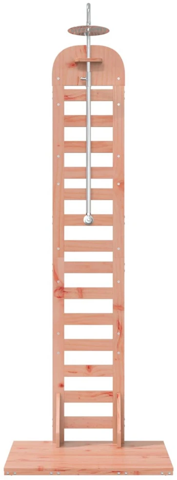 Lauko dušas 223 cm Kietosios maumedžio ir nerūdijančio plieno
