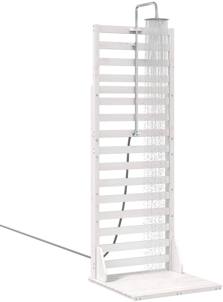 Lauko dušas 225 cm Balta